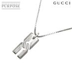 ショッピングgucci グッチ GUCCI インフィニティ ネックレス 45cm K18 WG ホワイトゴールド 750 Necklace 90297848