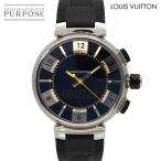 ルイ ヴィトン LOUIS VUITTON タンブール インブラック Q118F メンズ 腕時計 クォーツ アナログ デジタル ウォッチ Tambour 90297921