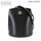 ショッピングLOUIS 新品同様 ルイ ヴィトン LOUIS VUITTON エピ クリュニー ショルダー バッグ レザー ノワール M52252 ゴールド 金具 Cluny 90298026