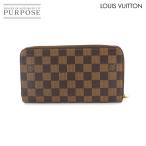 ショッピングルイ・ヴィトン 新品同様 ルイ ヴィトン LOUIS VUITTON ダミエ ジッピー オーガナイザー ラウンドファスナー 長財布 エベヌ N60003 90298115
