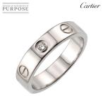 カルティエ Cartier ミニラブ #49 リング K18 WG ホワイトゴールド 750 指輪 Mini Love Ring 90298235