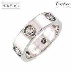 カルティエ Cartier ラブ #51 リング フル ダイヤ K18 WG ホワイトゴールド 750 指輪 Love Ring 90298384