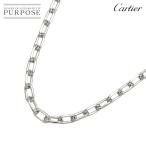 カルティエ Cartier スパルタカス ネックレス 46cm 34.4g K18 WG ホワイトゴールド 750 Necklace【証明書付き】 90298385