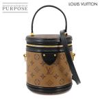 ショッピングルイヴィトン 新品同様 ルイ ヴィトン LOUIS VUITTON モノグラム リバース カンヌ 2way ハンド ショルダー バッグ M43986 ゴールド 金具 90299135