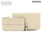 エルメス HERMES ドゴン GM 二つ折り 長財布 トゴ クレ X刻印 シルバー 金具 Dogon GM 90299401