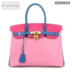 新品同様 エルメス HERMES バーキン30 パーソナル SPO エプソン ローズコンフェッティ ハンド バッグ 90299433