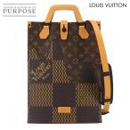 ショッピングダミエ 新品同様 ルイ ヴィトン LOUIS VUITTON ダミエ ジャイアント モノグラム 2way ミニ トート ショルダー バッグ NIGO コラボ N40355 90299542