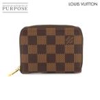 ショッピングルイ・ヴィトン 未使用 展示品 ルイ ヴィトン LOUIS VUITTON ダミエ ジッピー コインパース 小銭入れ コインケース エベヌ N63070 ゴールド 金具 90299611