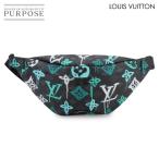 未使用 展示品 ルイ ヴィトン LOUIS VUITTON モノグラム エクリプス グラフィティ ディスカバリー バムバッグ PM ボディ バッグ 90299612