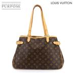 ショッピングヴィトン ルイ ヴィトン LOUIS VUITTON モノグラム バティニョール オリゾンタル トート バッグ ブラウン M51154 ゴールド 金具 90299637