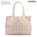 シャネル CHANEL ニュートラベルライン トート PM バッグ ナイロンジャガード レザー ピンク A20457 New Travel Line Tote PM 90299653