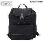 ショッピングbottega 新品同様 ボッテガ ヴェネタ BOTTEGA VENETA クロスロード バックパック リュックサック ナイロン ブラック 806160 Crossroad 90299679