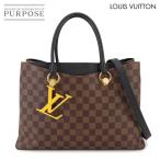ショッピングVUITTON 新品同様 ルイ ヴィトン LOUIS VUITTON ダミエ LVリバーサイド 2way トート ショルダー バッグ エベヌ ノワール N40050 90299834