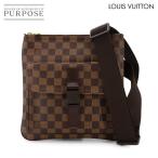 新品同様 ルイ ヴィトン LOUIS VUITTON ダミエ ポシェット メルヴィール ショルダー バッグ エベヌ N51127 Pochette Melville 90300621