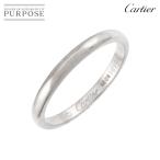カルティエ Cartier 1895 クラシック #48 リング Pt 幅2mm プラチナ 指輪 Classic Ring 90300763