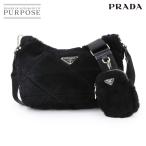 未使用 展示品 プラダ PRADA ショルダー バッグ シアリング ネロ ブラック 1BC151 Shoulder Bag 90301421