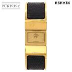 ショッピングバングル エルメス HERMES ロケ LO1 201 バングル ウォッチ ヴィンテージ レディース 腕時計 ゴールド クォーツ Loquet 90302225