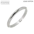 ルイ ヴィトン LOUIS VUITTON LV 2.5mm #59 リング ダイヤ Pt プラチナ 指輪 Diamond Ring【証明書付き】 90302777
