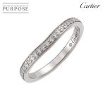 カルティエ Cartier バレリーナ #47 リング 幅2.1mm ダイヤ Pt プラチナ 指輪 Diamond Ring 90302786
