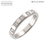 ショッピングダイヤモンド ブルガリ BVLGARI マリーミー 9号 リング ダイヤ 5P Pt プラチナ 指輪 Marry Me Ring 【証明書付き】 90303032