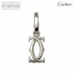 カルティエ Cartier 2C ペンダント トップ K18 WG ホワイトゴールド 750 チャーム Pendant Top Charm 90303326