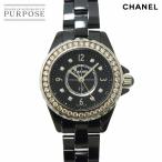 シャネル CHANEL J12 29mm H2571 ダイヤベ�