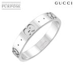 グッチ GUCCI アイコン #19 リング K18 WG ホワイトゴールド 750 指輪 Icon Ring 90303952