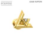 ショッピングヴィトン ルイ ヴィトン LOUIS VUITTON ヴォルト ワン ダイヤ ピアス K18 YG 750 片方のみ 片耳 Earrings Pierced 90304327