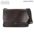 ショッピングLOUIS ルイ ヴィトン LOUIS VUITTON ユタ オマハ メッセンジャー ショルダー バッグ レザー カフェ M92994 Utah Omaha Messenger 90304533