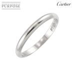 カルティエ Cartier 1895 クラシック バンド #57 リング 幅2.5mm Pt プラチナ 指輪 Classic Band Ring 90304651