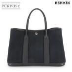 エルメス HERMES ガーデンパーティ TPM トート バッグ トワルシェブロン ネゴンダ ブラック T刻印 Garden Party TPM 90304794
