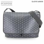 ショッピングゴヤール 新品同様 ゴヤール GOYARD カペシアン MM ショルダー バッグ PVC レザー グレー ヘリンボーン Capetien Bag 90304862