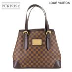 ショッピングダミエ 未使用 展示品 ルイ ヴィトン LOUIS VUITTON ダミエ ハムステッド MM トート バッグ エベヌ ブラウン N51204 Hampstead MM 90304883