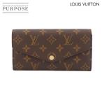 未使用 展示品 ルイ ヴィトン LOUIS VUITTON モノグラム ポルトフォイユ サラ 二つ折り 長財布 ブラウン M60531 RFID 90305455