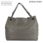 ショッピングヴェネタ ボッテガ ヴェネタ BOTTEGA VENETA イントレチャート ミディアム ガルダ トート バッグ レザー グレー 179320 90305760