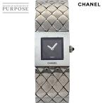 ショッピングシャネル シャネル CHANEL マトラッセ H0009 ヴィンテージ レディース 腕時計 ブラック クォーツ ウォッチ Matelasse 90305882