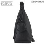 新品同様 ルイ ヴィトン LOUIS VUITTON モノグラム シャドウ デュオ スリング バッグ ボディ バッグ レザー ノワール M21890 90306318