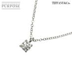 ティファニー TIFFANY&CO. ソリティア ダイヤ ネックレス 33cm Pt プラチナ Diamond Necklace 90306620