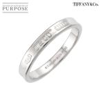 ティファニー TIFFANY&Co. 1837 ナロー 15.5号 リング 幅3mm Pt プラチナ 指輪 Ring 90306905