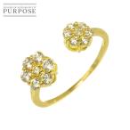 ショッピングダイヤ リング 5号 ダイヤ 0.45ct K18 YG イエローゴールド 750 指輪 Diamond Ring 90306935