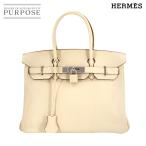新品同様 エルメス HERMES バーキン30 スイフト パーシュマン ハンド バッグ □K刻印 シルバー 金具 Birkin 30 90307068