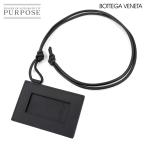 ショッピングbottega 未使用 展示品 ボッテガ ヴェネタ BOTTEGA VENETA イントレチャート バッジ ホルダー カードケース レザー ブラック 785985 90307354