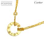 カルティエ Cartier ラブ サークル ネックレス 41cm K18 YG イエローゴールド 750 Love Necklace【証明書付き】 90307465