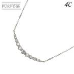 ショッピングダイヤ ヨンドシー 4℃ ダイヤ ネックレス 42cm Pt プラチナ Diamond Necklace 90307745
