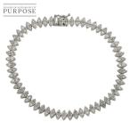 ダイヤ 3.00ct Pt ブレスレット 17.5cm プラチナ Diamond Bracelet 90308736