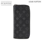 ショッピングルイヴィトン 新品同様 ルイ ヴィトン LOUIS VUITTON モノグラム エクリプス ジッピーウォレット ヴェルティカル 長財布 ブラック M62295 90309226
