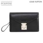新品同様 ルイ ヴィトン LOUIS VUITTON エピ ポシェット セリエ ドラゴンヌ セカンド クラッチ バッグ レザー ノワール M52762 90309949