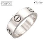 カルティエ Cartier ラブ #53 リング K18 WG ホワイトゴールド 750 指輪 Love Ring【証明書付き】 90310400