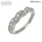 ティファニー TIFFANY&amp;Co. 7.5号 リング ダイヤ Pt プラチナ 指輪 Diamond Ring 90310409