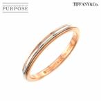 ティファニー TIFFANY&Co. 6.5号 リング プラチナ Pt K18 ピンクゴールド PG 750 指輪 Ring 90310732